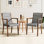 2 chaises d'appoint de salle à manger de style Mid-Century rembourrées avec appui-tête