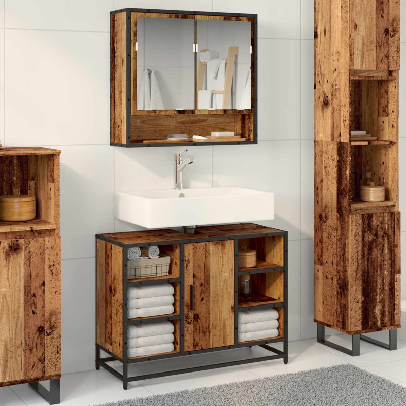 Vanity & Mirror Set