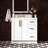   Kayleigh 36 Inch Left Offset Single Oval Sink Bathroom Vanity with Carrara White Quartz Countertop 1.5 Inch in White-1271895592-1271895573