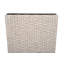 Outdoor PE Wicker Flower Pots, 2-Pcs Set, Beige, Weather-Resistant and Durable for Garden and Patio Decor-757277671