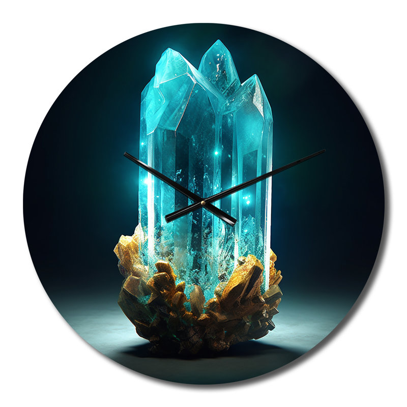 Horloge murale Turquoise, Petit