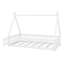 Lit de plancher avec rails et porte, lit de tente avec lattes et clôture-2120107837-2120107836
