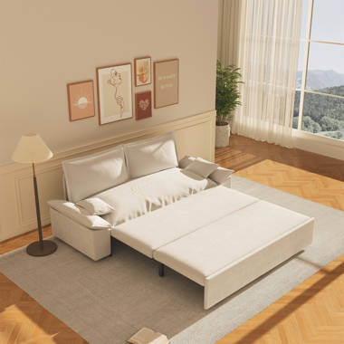  HonTop 8 Inch Folding Sofa Bed Queen Size Memory Foam