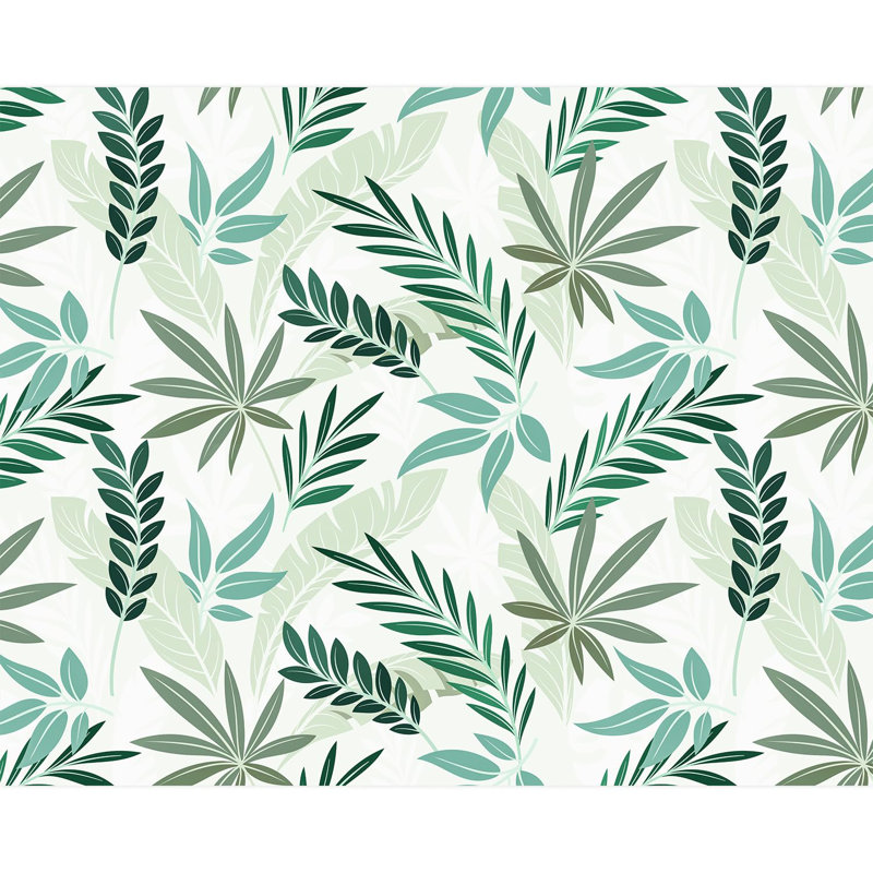 Bordure florale pelez et collez, L 96 po x l 120 po