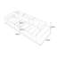 Coussin modulaire vert 100% polyester-492838508-492838502