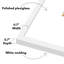  Cadre 24 po x 24 po - Utiliser comme cadre 12 po x 12 po avec passe-partout ou cadre 24 po x 24 po sans passe-partout - Cadre photo fin avec plexiglas poli - blanc-1657676152-1657676155
