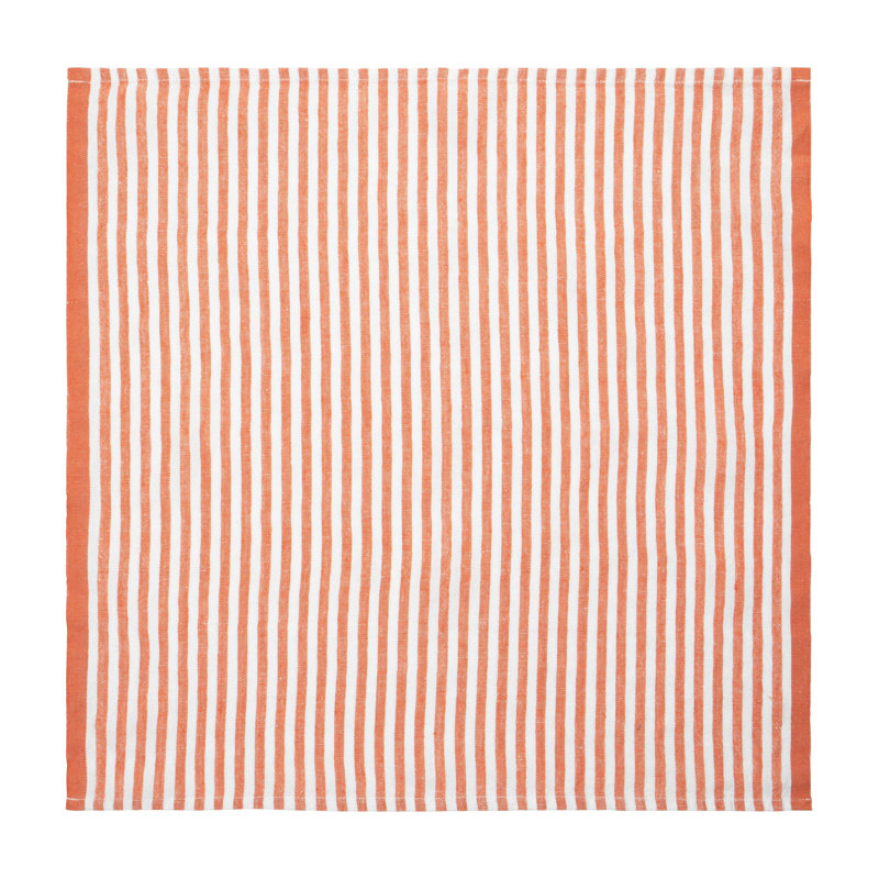 Adamsburg Linen Square Napkins, Clementine