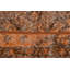 Tapis de 2,9 x 3,6 pi, tapis modernes, tapis turc, tapis rétro, tapis modernes orange, tapis de sol