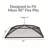 Square Outdoor Fire Pit Spark Screen - 40" Square-122874941
