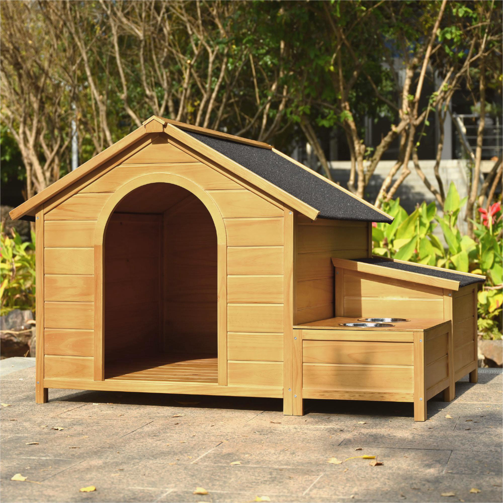 Tucker Murphy Pet™ Ellana Solid Wood Insulated Igloo Style Dog House