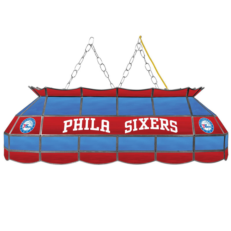1 - Light Pool Table Lights Pendant, Philadelphia 76ers