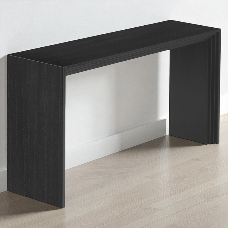 59.23" Console Table, Black