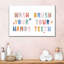 «Nursery Wash and Brush», reproduction sur toile-1482474135