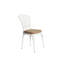 Ensemble bistro en fonte d'aluminium 3 pièces - 2 chaises et 1 table ronde avec coussin blanc pour les jardins, les patios, les balcons et l'installation facile
