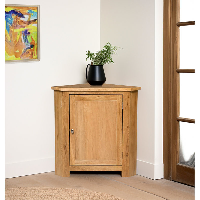 Farris Solid Wood 1 - Door Rectangle Accent Cabinet