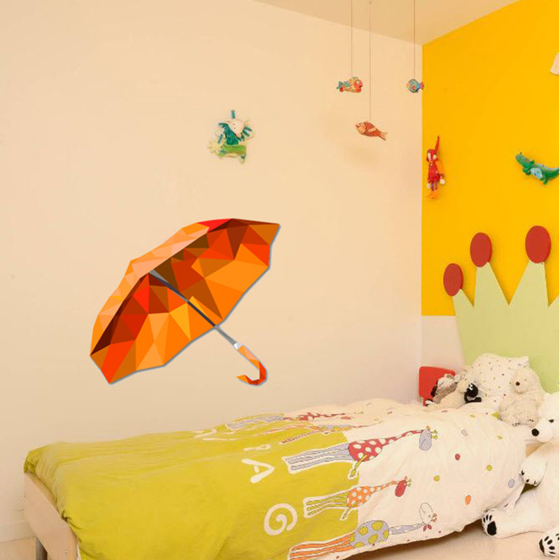 Abstract Wall Decal, 10" H x 11" W