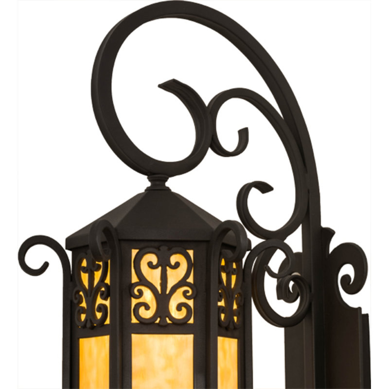 Caprice 1 - Light Armed Sconce, Beige, Wrought Iron