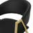 19.5'' H Faux Leather Upholstered Armchair
