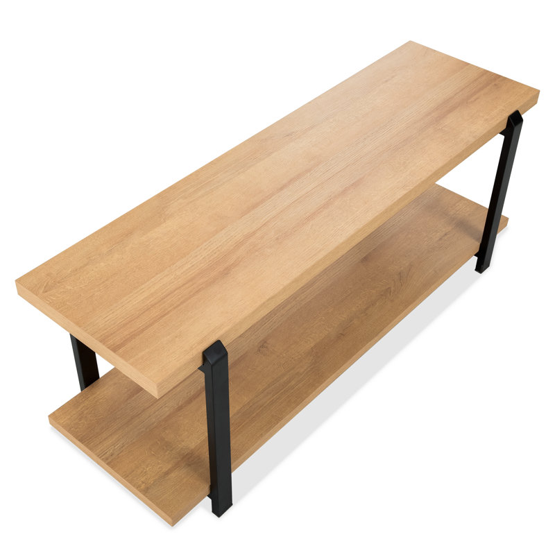 47"W Storage Bench with Metal Leg