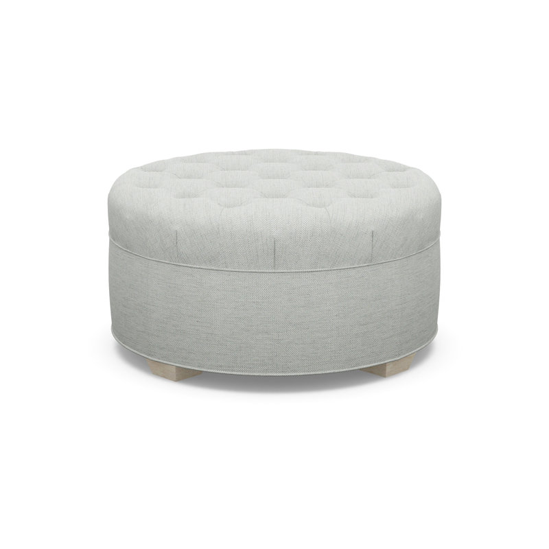 Round Ottoman, 8786-70, Sandstone