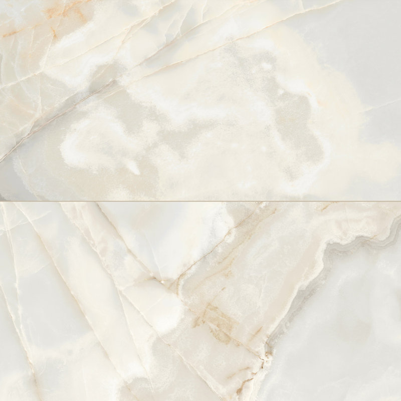 Vertue polie 24 x 48 Perle, Beige