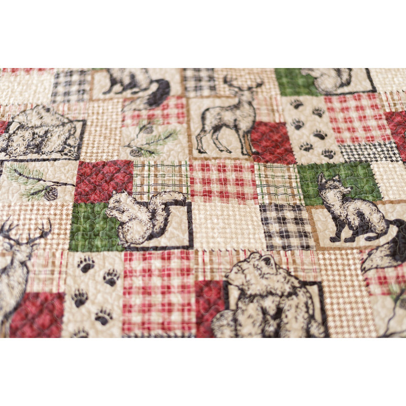 Caleb Loadge Cotton Reversible Quilt Set, King