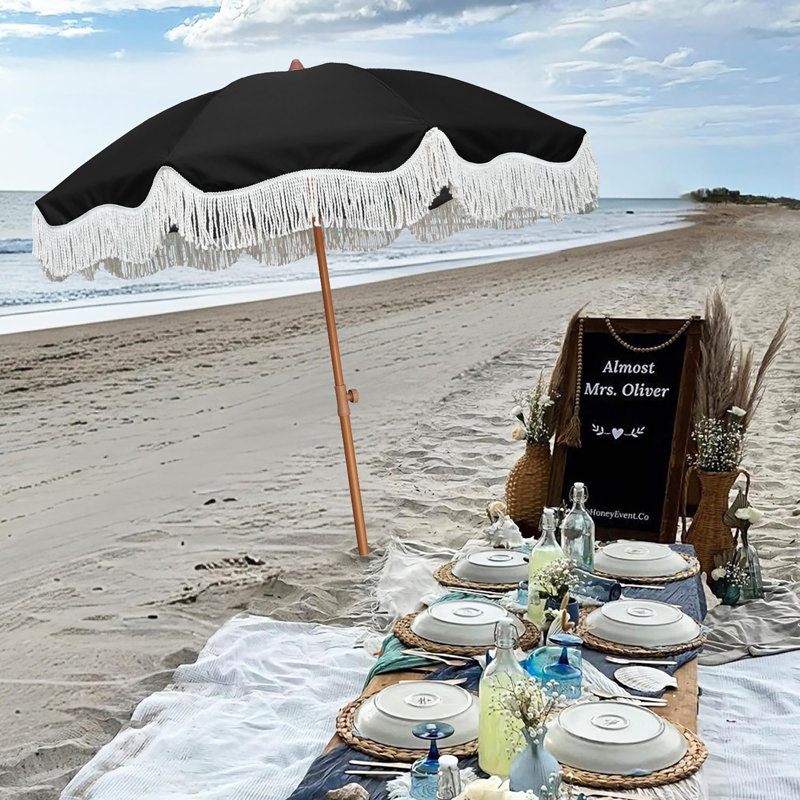 Parasol de terrasse 6,5 pi Boho