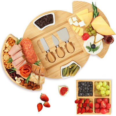Union Rustic Bamboo Cheese Board