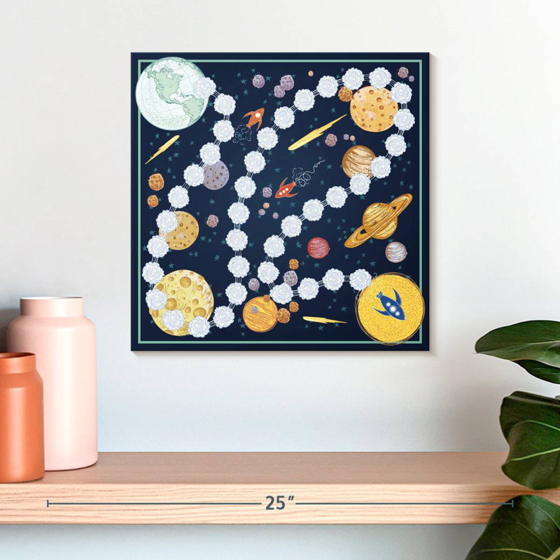 Senne Outer Space Game Board, 16" H x 16" W