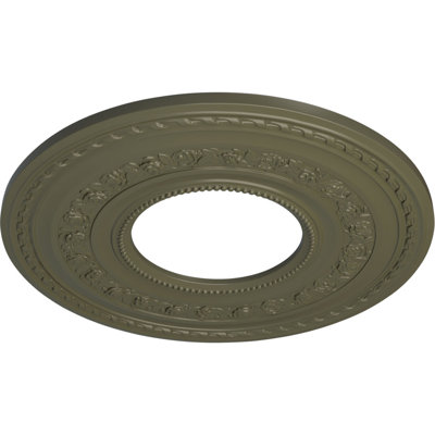 Endurathane Anthony Ceiling Medallion, 29 3/8"OD x 11 5/8"ID x 1 1/8"P (Fits Canopies up to 11 5/8"), Hand-Painted Painted Turtle Finish