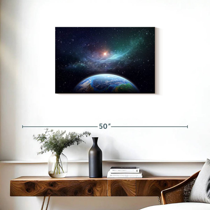 Oberle Exoplanet, 20" H x 30" W