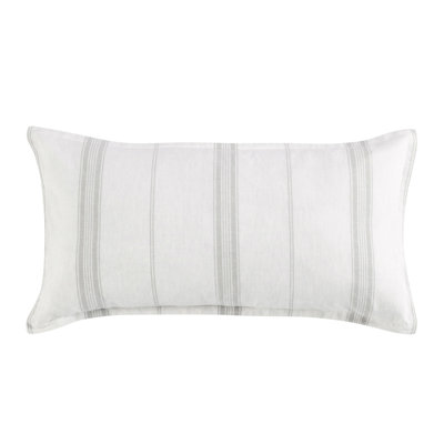 Brooke Blue Stripe Cotton Blend Sham