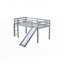 Lit simple mezzanine bas avec glissade-1464101376