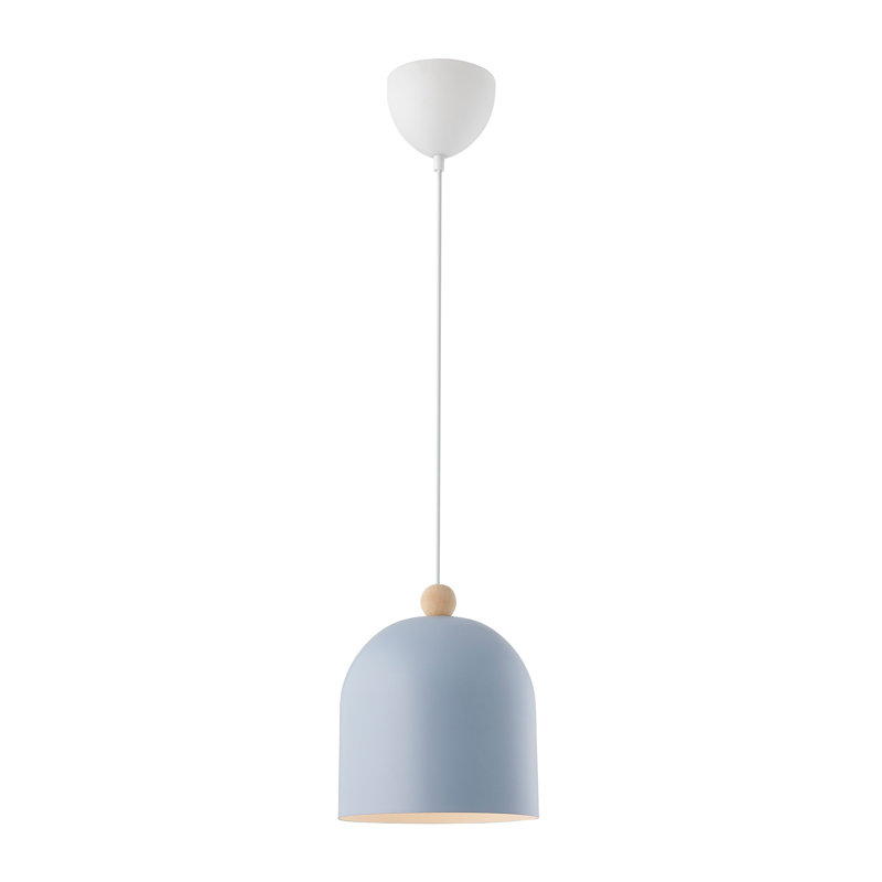 Gaston 1 - Light Satin Unique/Statement Pendant, Blue