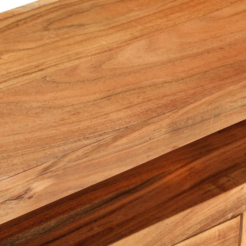 Poitier Unfinished TV Stand, Acacia Wood