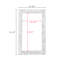 Miroir pleine grandeur rectangulaire en bois massif-2075756835