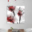 «Crimson Luster Cyclamen», reproduction d'impression sur toile-23605177