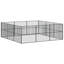 Veasley 100cm H Galvanised Steel Exercise Pen
