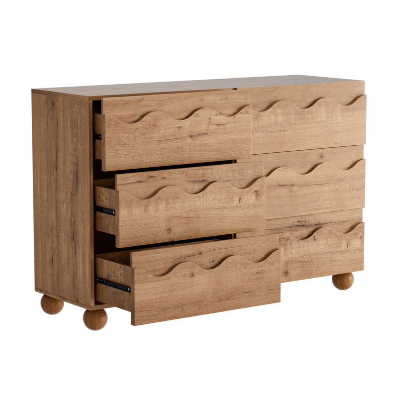Commode 6 tiroirs 6 tiroirs l 47,24 po, null