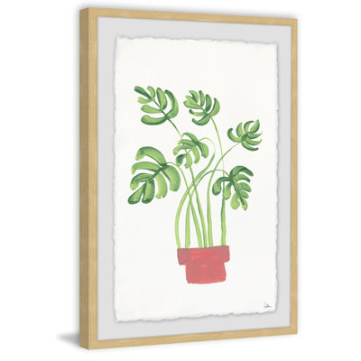 " Tropical Leaves III " by Julia Posokhova Painting Print