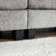 Nuage, tissu chenille respirant, gris, Sw501dgy - Canapé modulaire moderne pour les espaces de vie principaux, Avantage modulaire, Revêtement en velours, Siège généreux, Ajustement-295235328