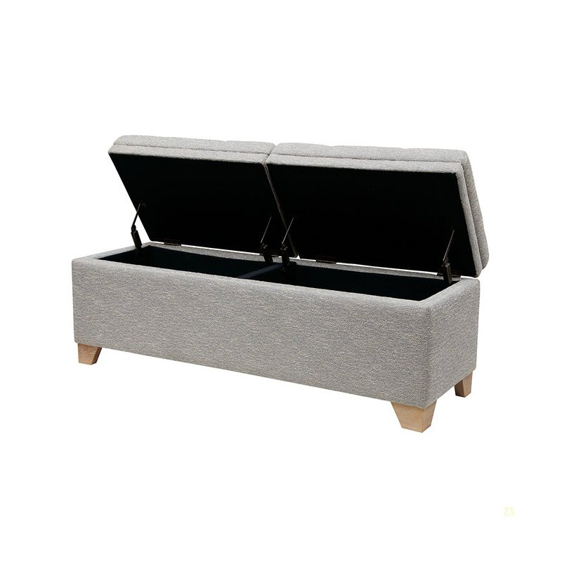 Banc de rangement à fermeture douce