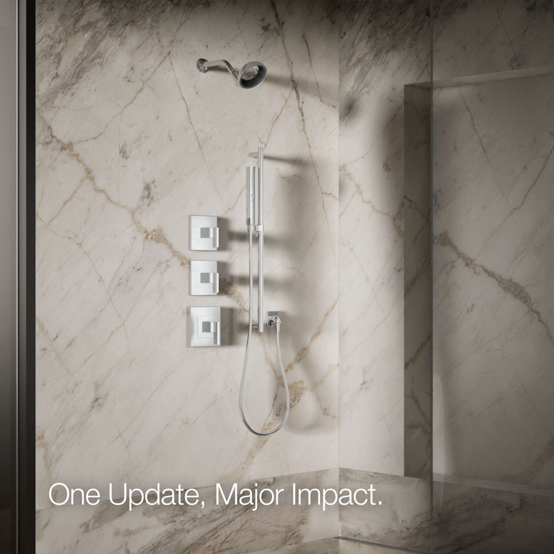 Statement Ves Single-Function Showerhead 1.5 Gpm, Polished Chrome