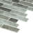 Montessa Metro Hera Interlocking 12 in. x 12 in. Glossy Glass Mosaic Floor and Wall Tile