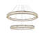 Lustre ovale en cristal 2 lumières Steveson-96795980-96795982