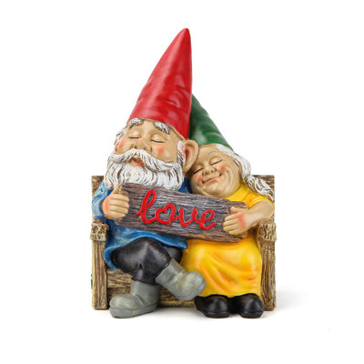 Forever Love Couple Gnome statue 