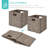 Hyacinth Storage Baskets, 5 Multipurpose Collapsible Organizers w/ Inserts-1962364154-1962364032