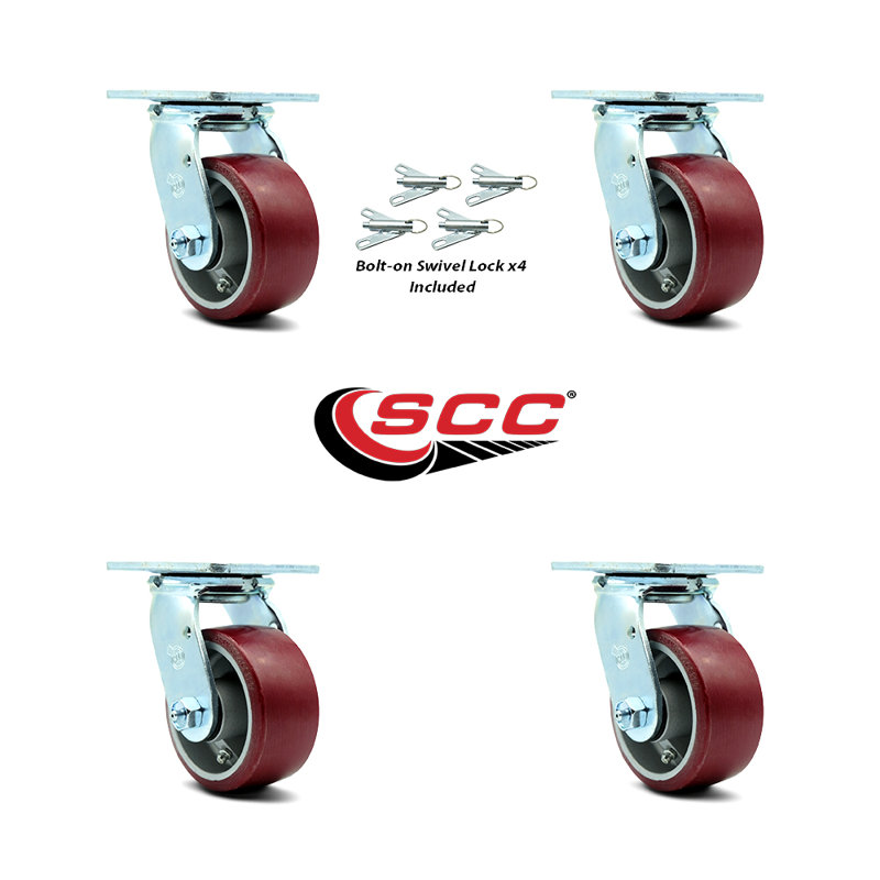 Poly and Aluminum Caster