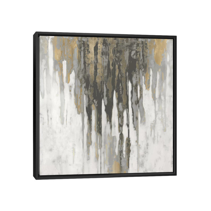 «Neutral Space III», reproduction d'art sur toile tendue, H 18 po x l 18 po x P 1,5 po, Toile avec cadre noir, Pas de tapis