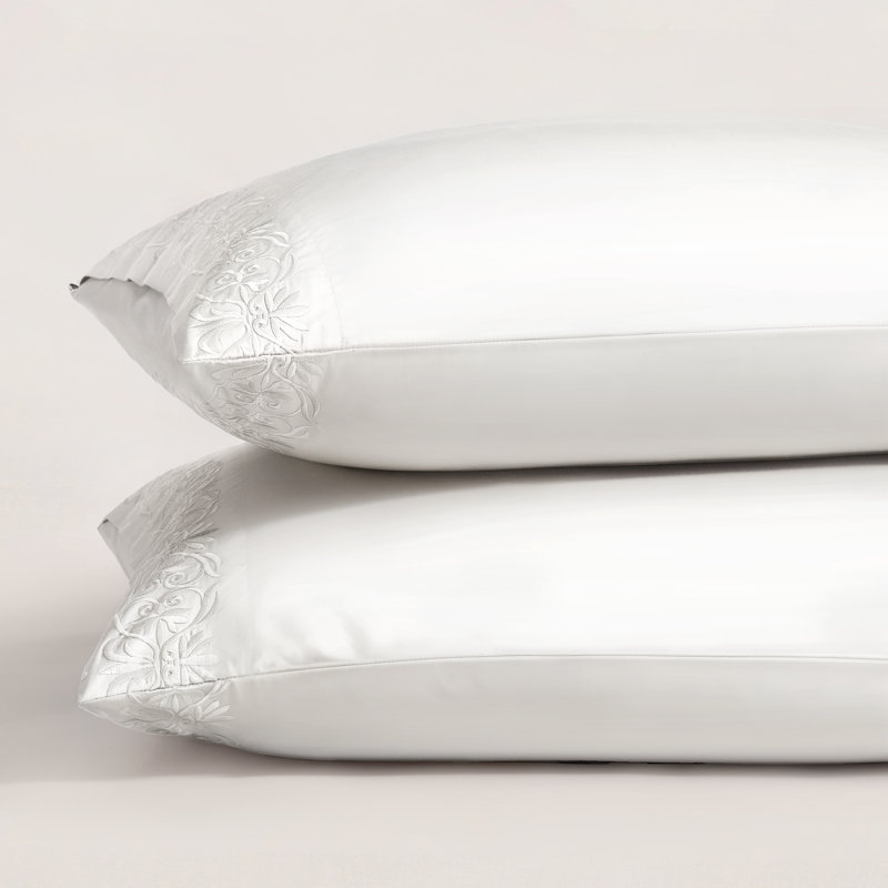 Ariane Pillow Case, White, King